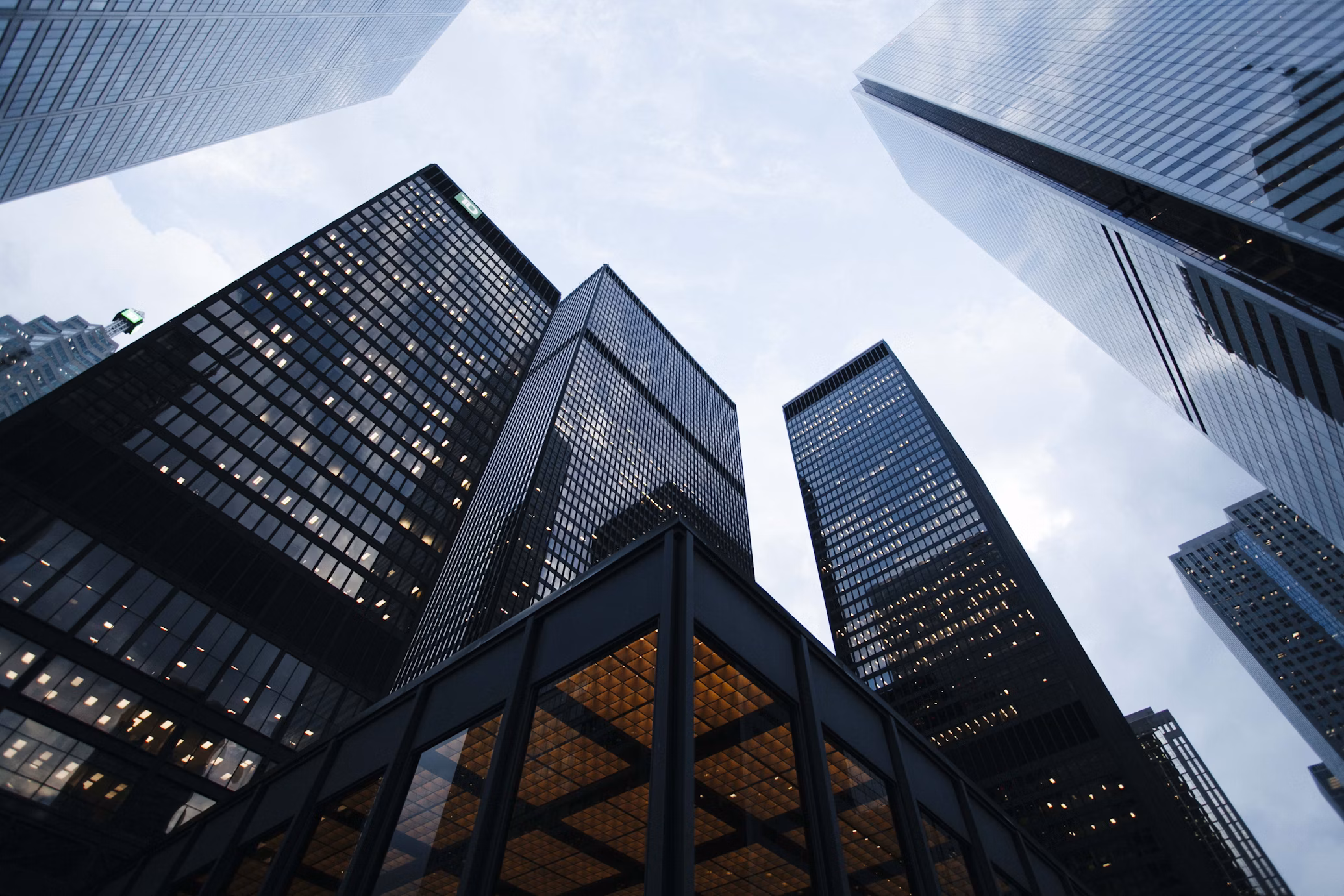 Investors hero background featuring financial growth and success imagery